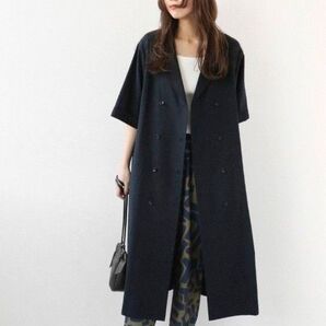 新品未使用 ジャーナルスタンダードレリューム リヨセルリネンダブルフロントワンピース