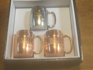  Sapporo Via mug 2 -ply structure 3 piece set 1998 year 