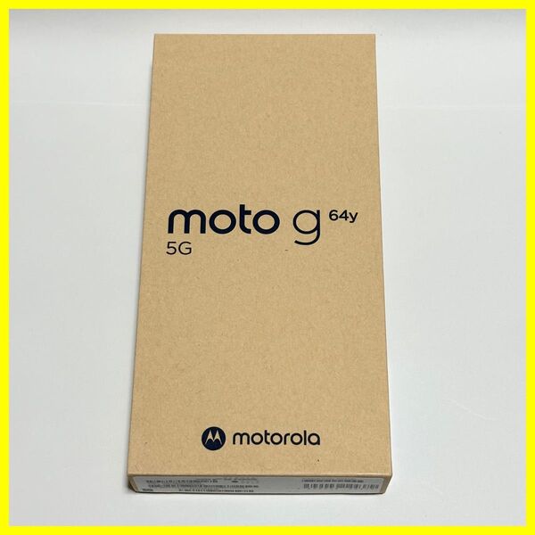 【新品未開封・送料無料即日発送】moto g64y 5g スマホ本体 スペースブラック ワイモバイル SIMフリー 残債なし