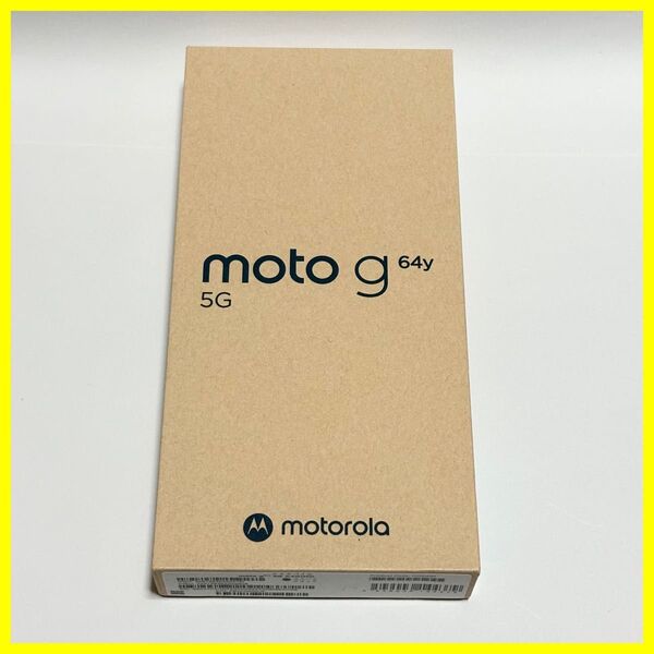 【新品未開封・送料無料即日発送】moto g64y 5g スマホ本体 スペースブラック ワイモバイル SIMフリー 残債なし