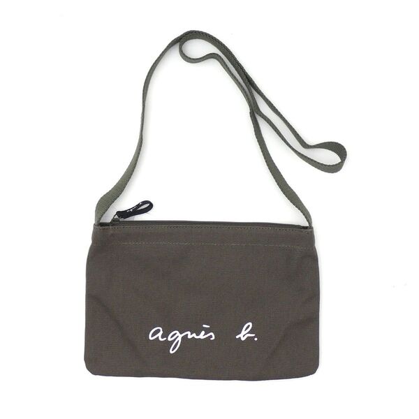 agnes b. アニエスベー ロゴサコッシュ ショルダーバッグ 斜め掛け サコッシュ