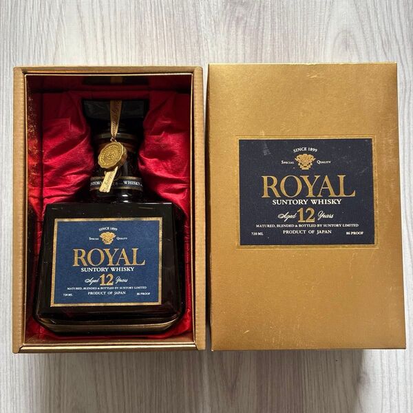 【美品】サントリーウイスキー ROYAL 12年 720ml 未開栓 古酒