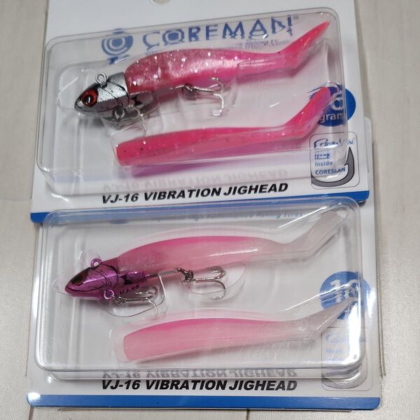 コアマン、VJ-16、シルバーヘッド/ピンクバック、ピンクヘッド/ピンクパール