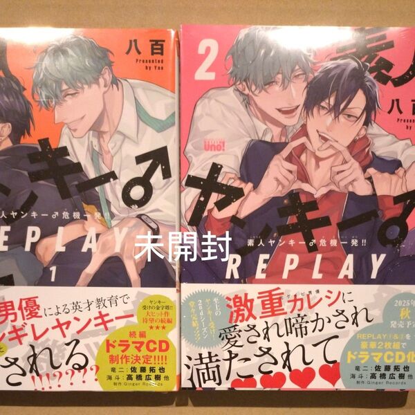 素人ヤンキー♂危機一発!! REPLA 1、2 八百 シュリンク未開封