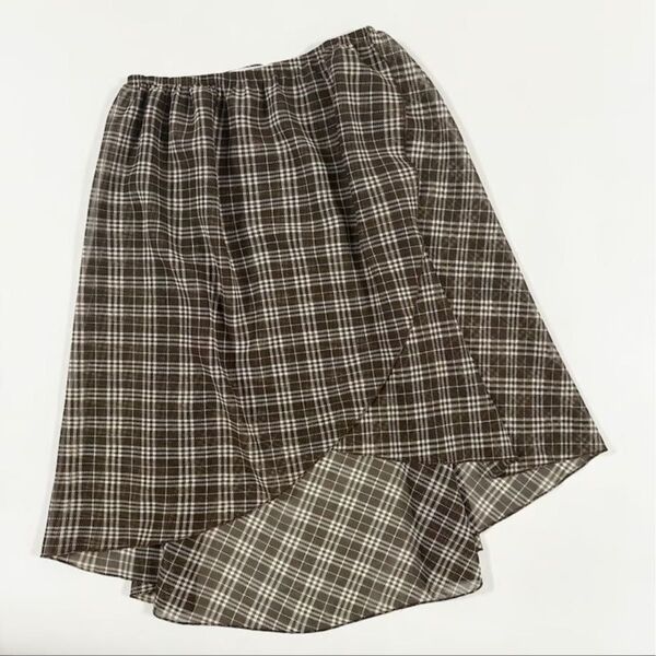 新品/シルフィーヌ/チェック/プルオンスカート/バレエ スカート