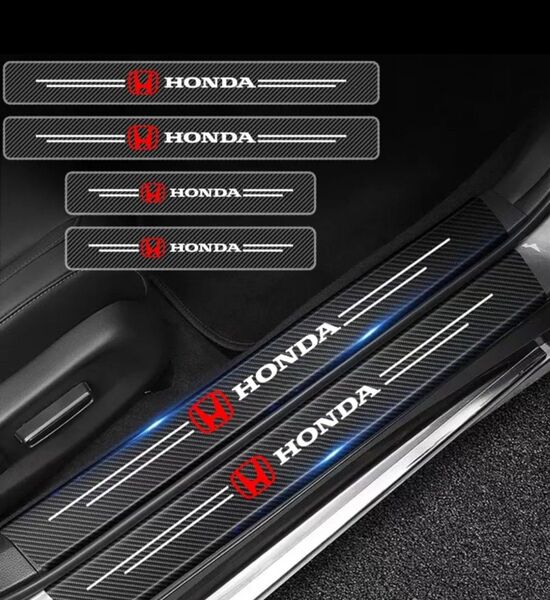 HONDAホンダサイドステップステッカー4枚セット傷防止ドレスアップ簡単取り付