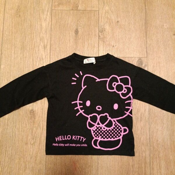 HELLO KITTY Tシャツ 100cm 黒