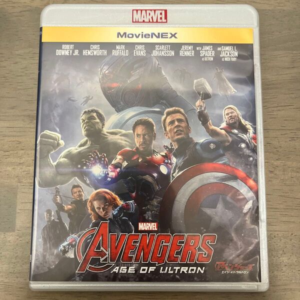アベンジャーズ/エイジオブウルトロン MovieNEX ブルーレイ+DVDセット ロバートダウニーJr. 特典ポストカード付き