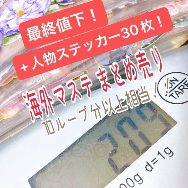 PETマステ 海外マステ まとめ売り 200g超え!