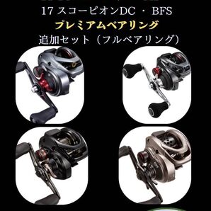 21・24スコーピオンMD、17スコーピオンDC・BFS対応プレミアムフルベアリングセット シマノ