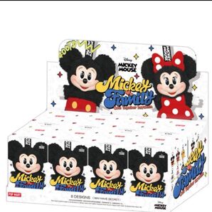 POPMART DISNEY ミッキーファミリー キュート トゥギャザー シリーズ ぬいぐるみキーチェーン【アソートボックス】