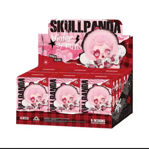 POPMART ポップマート SKULLPANDA Winter Symphony シリーズ ぬいぐるみペンダント
