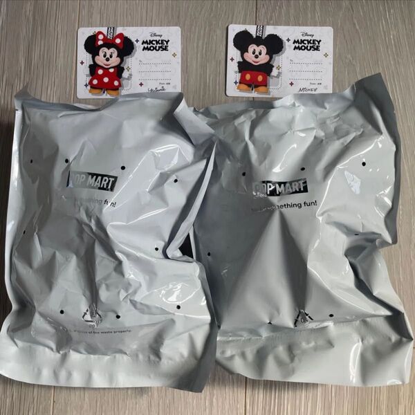 popmart ぬいぐるみキーチェーン disney Mickey Family Cute Together ミニー ミッキー