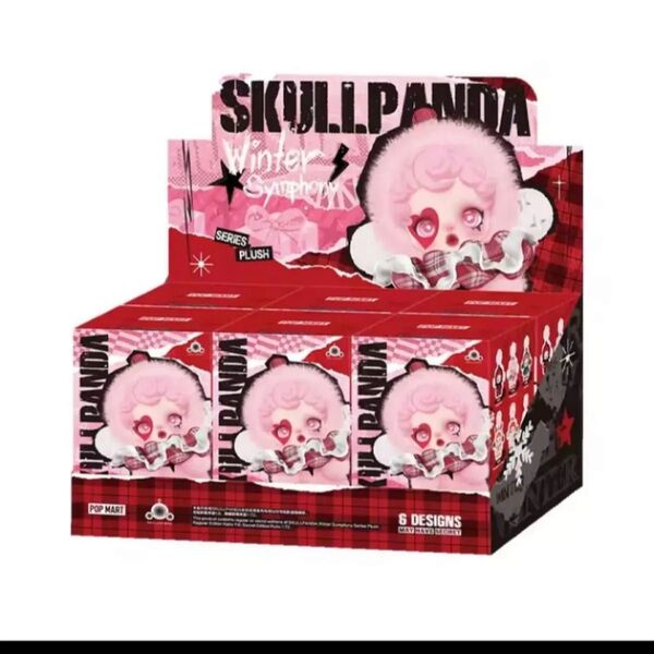 POPMART ポップマート SKULLPANDA Winter Symphony シリーズ ぬいぐるみペンダント