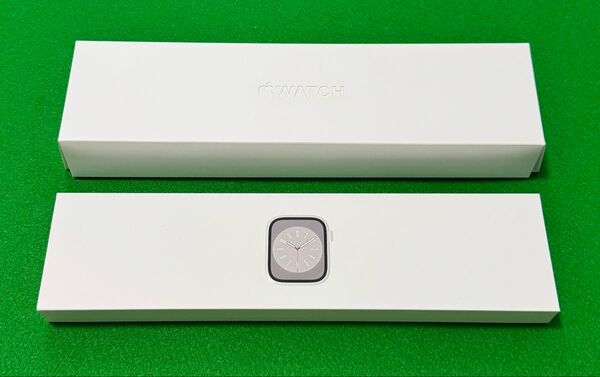 ●箱のみ● Apple Watch series8 シルバーアルミニウムケース ホワイトスポーツバンド 41mm パッケージ箱のみ