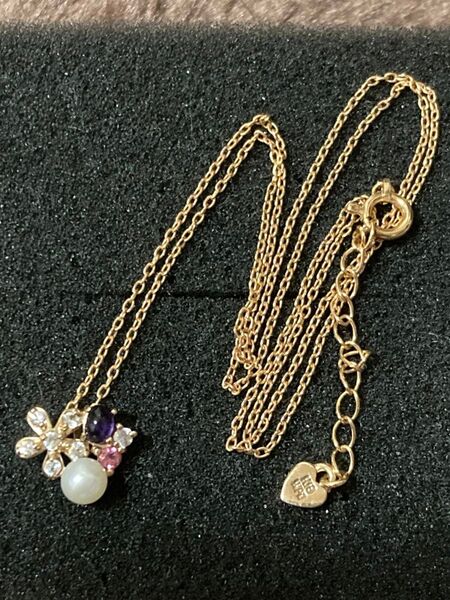 サマンサティアラ K18WPG フラワーモチーフネックレス Samantha Tiara