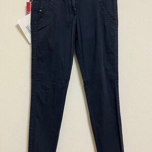 新品未使用 JACOBCOHEN ヤコブコーエン ネイビー コットンパンツ 28