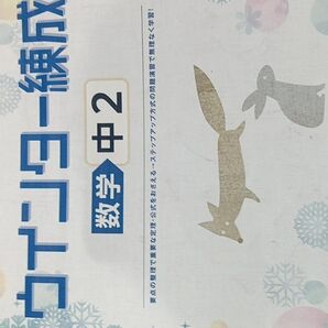 数学 問題集 中2 ウィンター錬成 書き込みあり 解答あり