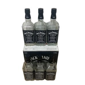 ジャックダニエル 1.75ml 空き瓶 6本セット インテリア ウイスキー