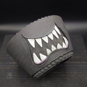 YM68U CELECTオリジナル MONSTER StudsPOT 白歯 モンスター鉢 塊根植物作家鉢 アガベ 灌木 約5号