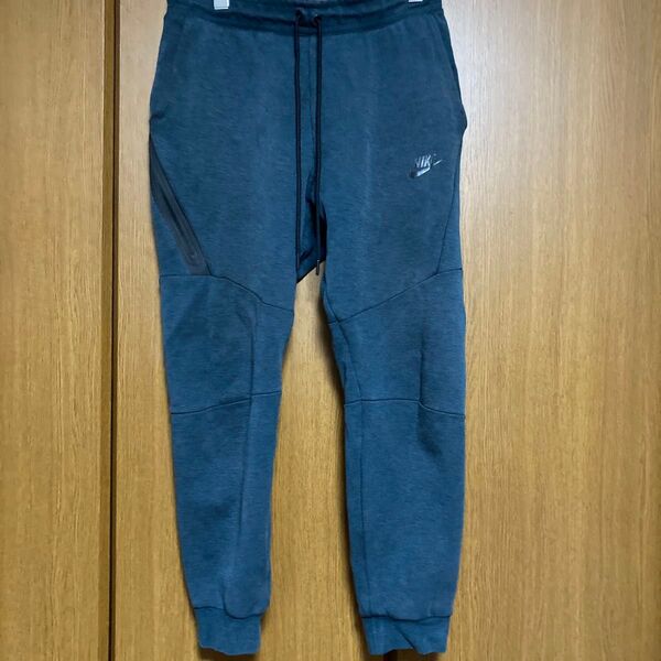 NIKE テックフリース パンツ ブルー系 Mサイズ