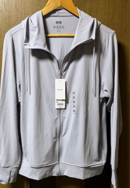 ユニクロ エアリズム パーカー UNIQLO xxl 大きいサイズ UVカット エアリズムフルジップパーカー