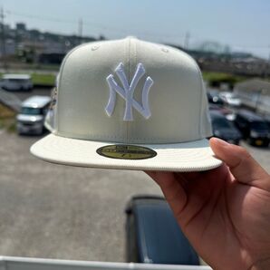 別注 59fifty ヤンキース ホワイト ニューエラ 59FIFTY MLB ヤンキース