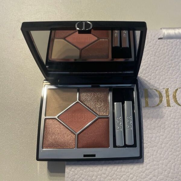 極美品 DIOR ディオール サンククルール 743 ローズチュール アイシャドウ