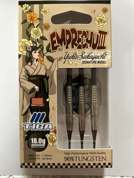 ダーツ ティガ エンプレチュ3 坂口優希恵モデル TIGA EMPRECHU