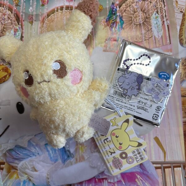 ポケモン ポケピース ぬいぐるみ マスコット&ニャスパー アクリルキーホルダー 2個セット