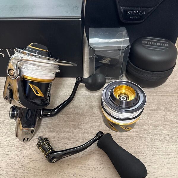 ステラSW 20000PG MAXスプール オーシャンマークハンドル付 オーバーホール済 新品ライン付 SHIMANO クロマグロ