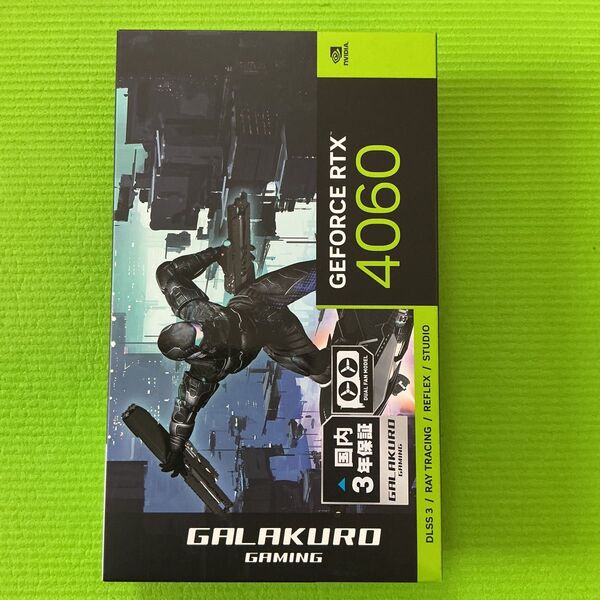 GG-RTX4060-E8GB/OC/DF3 玄人志向 GALAKURO NVIDIA GeForce RTX 4060