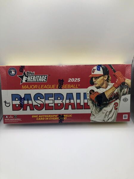 新品未使用シュリンク付 2025 Topps Heritage Baseball Hobby BOX 佐々木郎希正式デビュー商品