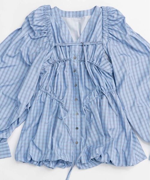 MAISON SPECIAL マルチウェイタフタブラウス Multiway Taffeta Blouse