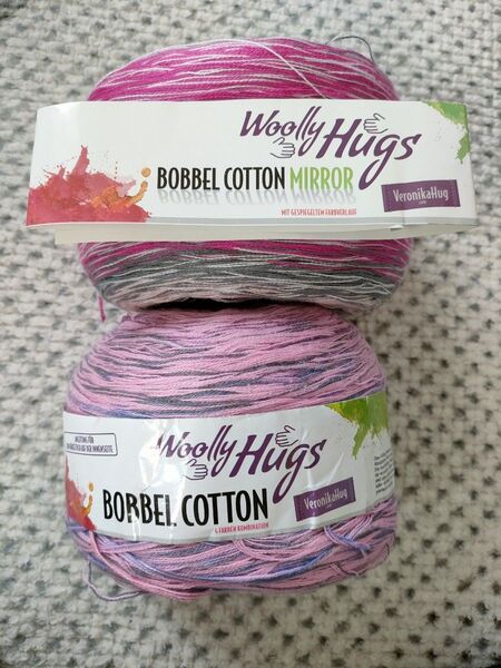 Woolly Hugs ウーリーハグズ BOBBEL COTTON ボッベルコットン 2玉セット★毛糸