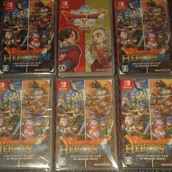 【Switch】 ドラゴンクエストヒーローズI・II for Nintendo Switch 5本とドラゴンクエスト10オンライン