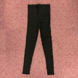 【開封済新品】レディス/ck.fnlm/スリット入りリブレギンス/ブラック/Lu010_BC021