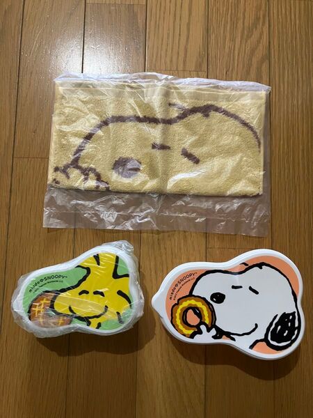 ミスド スヌーピー フードボックス ハンドタオル