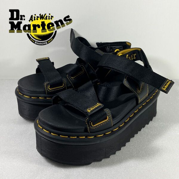 Dr.Martens KIMBER ドクターマーチン 厚底 サンダル 黒 UK4