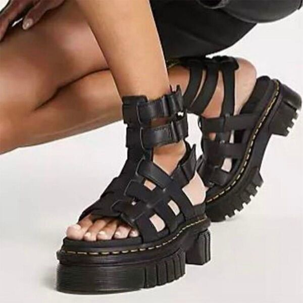 美品 Dr.Martens リッキー グラディエーター 厚底サンダル UK5