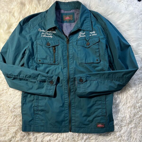 Dickies ディッキーズ ワークブルゾン XLサイズ エメラルドグリーン