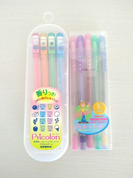 【平成レトロ】 プチコロン 香り付きペン ジェルパール ジェルインクボールペン