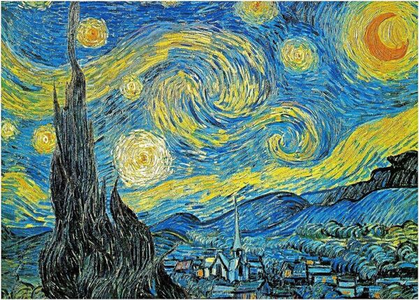 1000ピース ジグソーパズル ゴッホ 星月夜 名画 パズル 絵画 おしゃれ インテリア