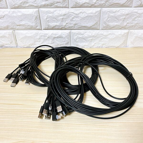 【10本組】 SUNGUY USB Type C ケーブル L字 3M