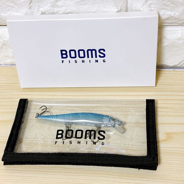 Booms Fishing ルアー サスペンドミノー バス釣り ブルー 12cm