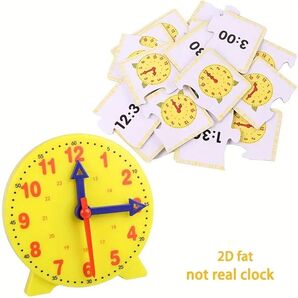 時計 練習 パズル知育玩具 モンテッソーリ