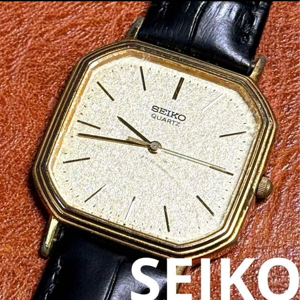 A150 希少 稼動品 SEIKO スクエア型 80年代ヴィンテージ