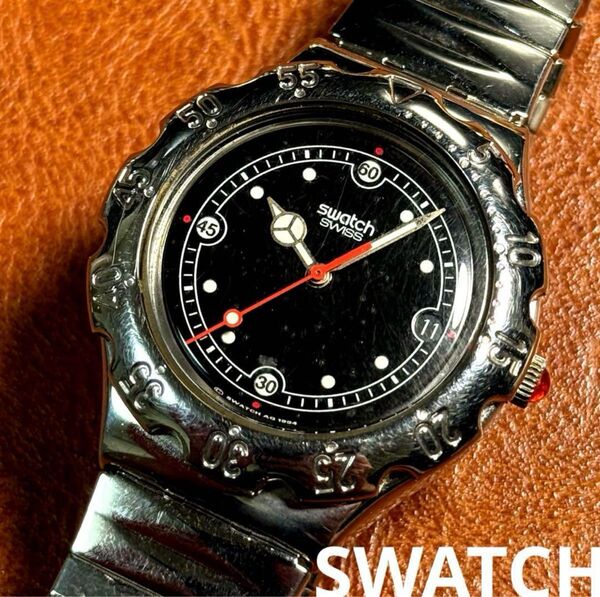 A138 希少 稼動品 SWATCH SWISS ダイバーズ腕時計