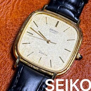 A30 希少 稼動品 SEIKO DOLCE スクエア型 80年代ヴィンテージ