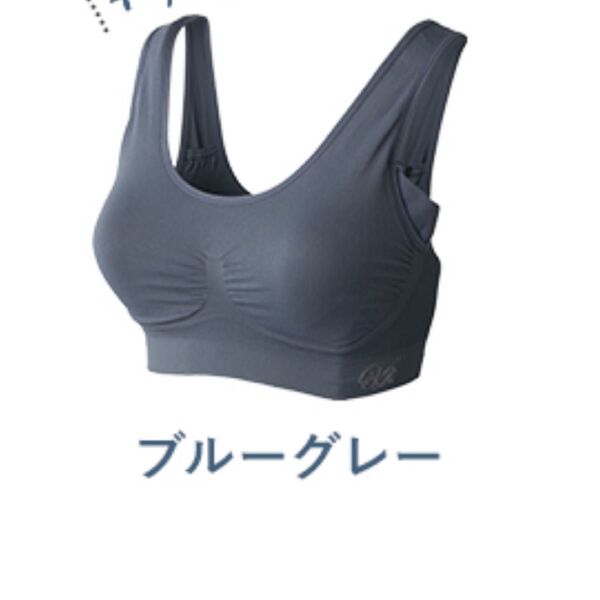 【新品】VIAGE ヴィアージュ ビューティーアップナイトブラ ブルーグレー Mサイズ